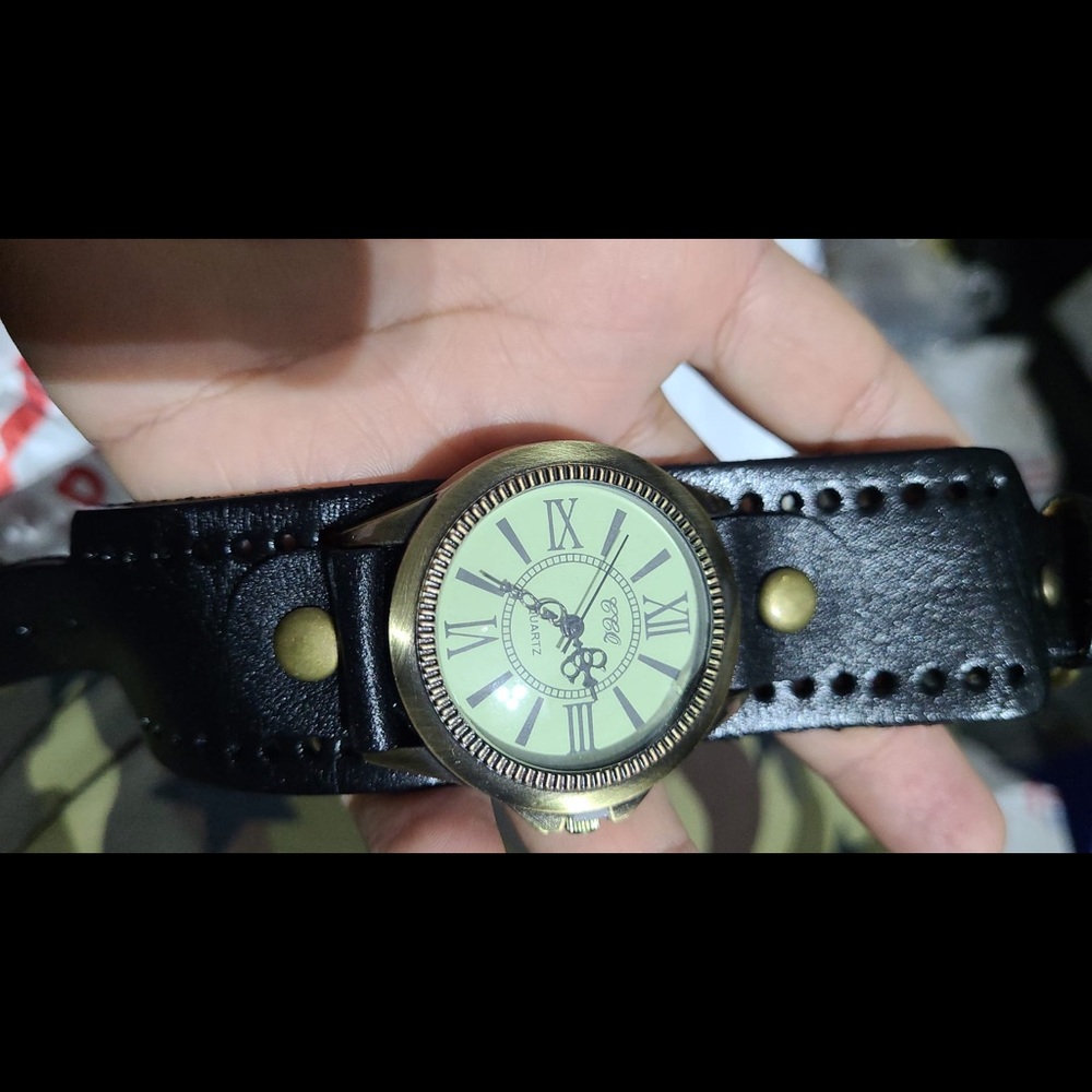 CCQ High Quality Vintage Leather Bracelet Watch An - Picture 2 of 7